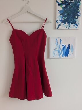 Zara Red Flare Dress